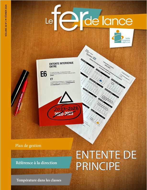 Le Fer de lance  vol. 26 no 2 février 2024